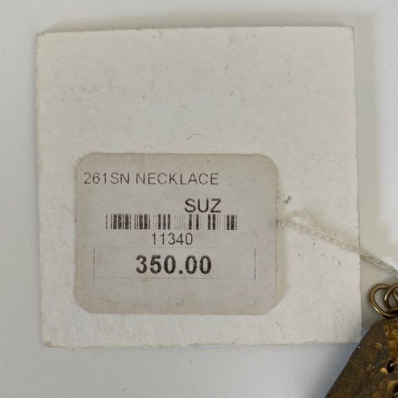 SUZANNA DAI Gold Statement Necklace - Picture 16 of 16